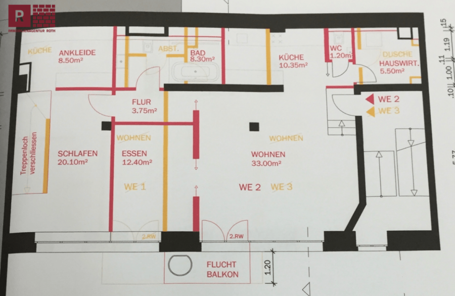 Grundriss Etagenwohnung Frankfurt am Main