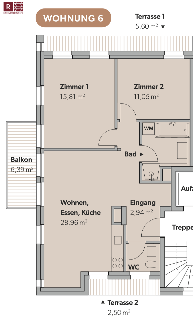 Grundriss Etagenwohnung Offenbach