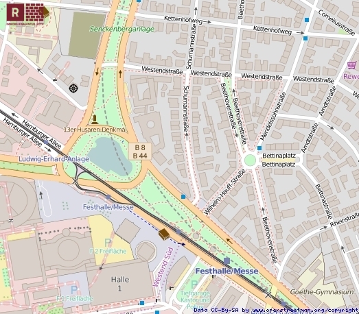 Lage Etagenwohnung Frankfurt am Main / Westend-S�d
