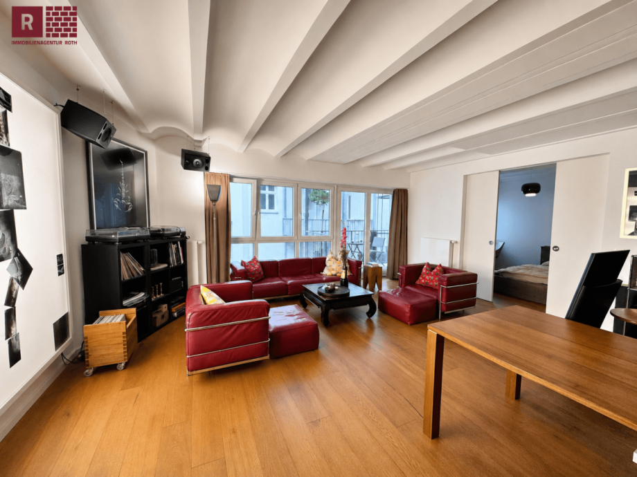 Wohnzimmer Etagenwohnung Frankfurt am Main