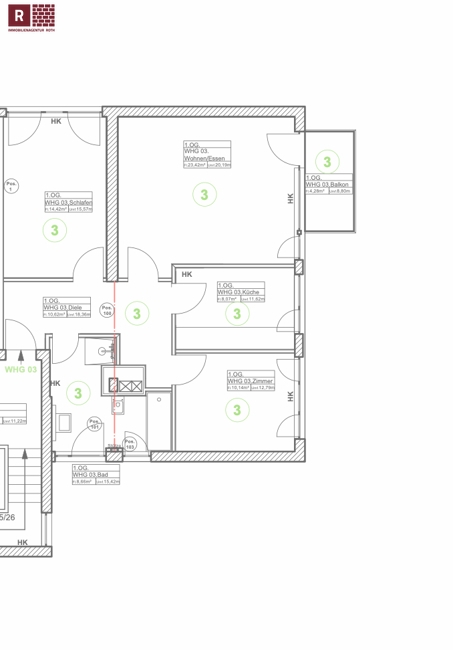  Etagenwohnung Frankfurt am Main