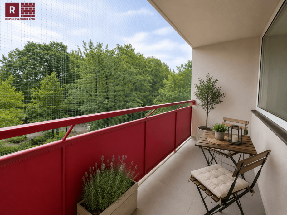 Balkon Beispiel Etagenwohnung Offenbach am Main