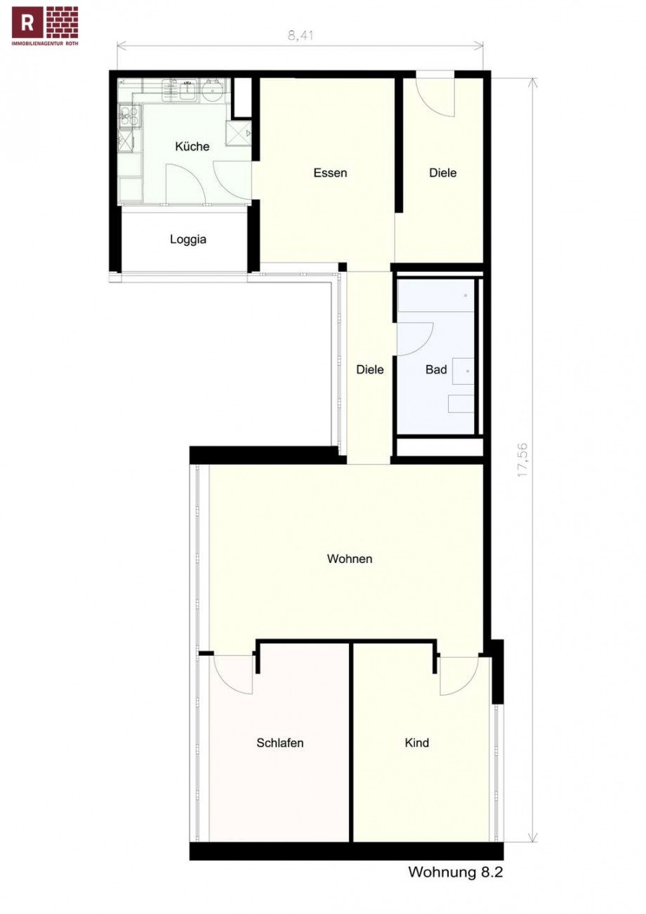 Appartement 8.2 Etagenwohnung Frankfurt am Main