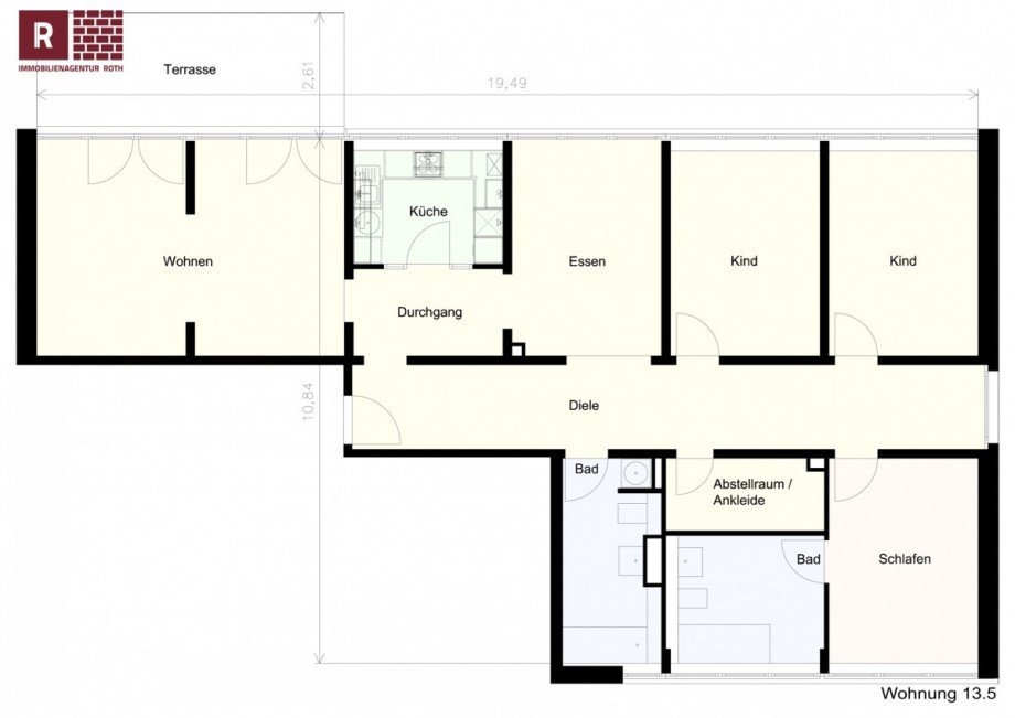 Appartement 13.5 Penthousewohnung Frankfurt am Main