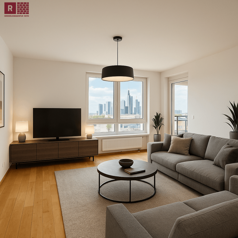 Einrichtungsbeispiel wohnen Frankfurt am Main Wohnung Frankfurt-Sachsenhausen - Licht, Weite und ein Platz zum Ankommen
