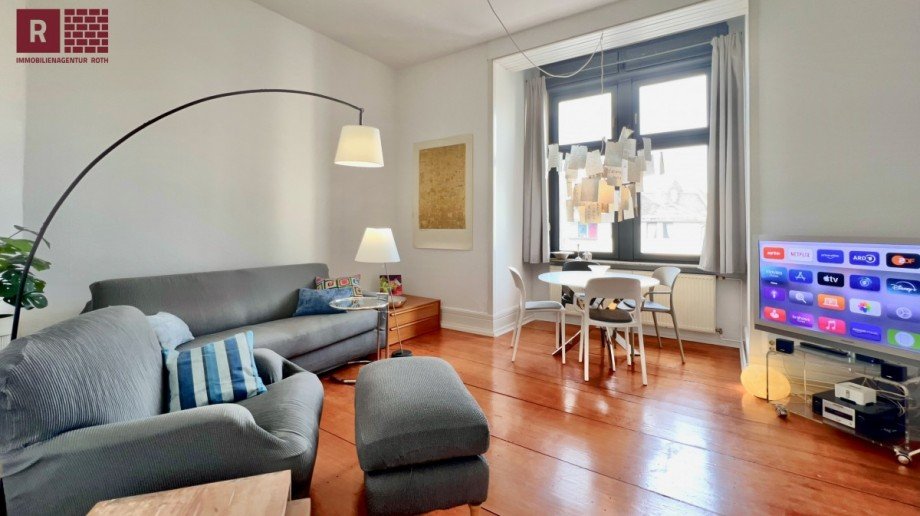 Wohnzimmer Etagenwohnung Frankfurt am Main