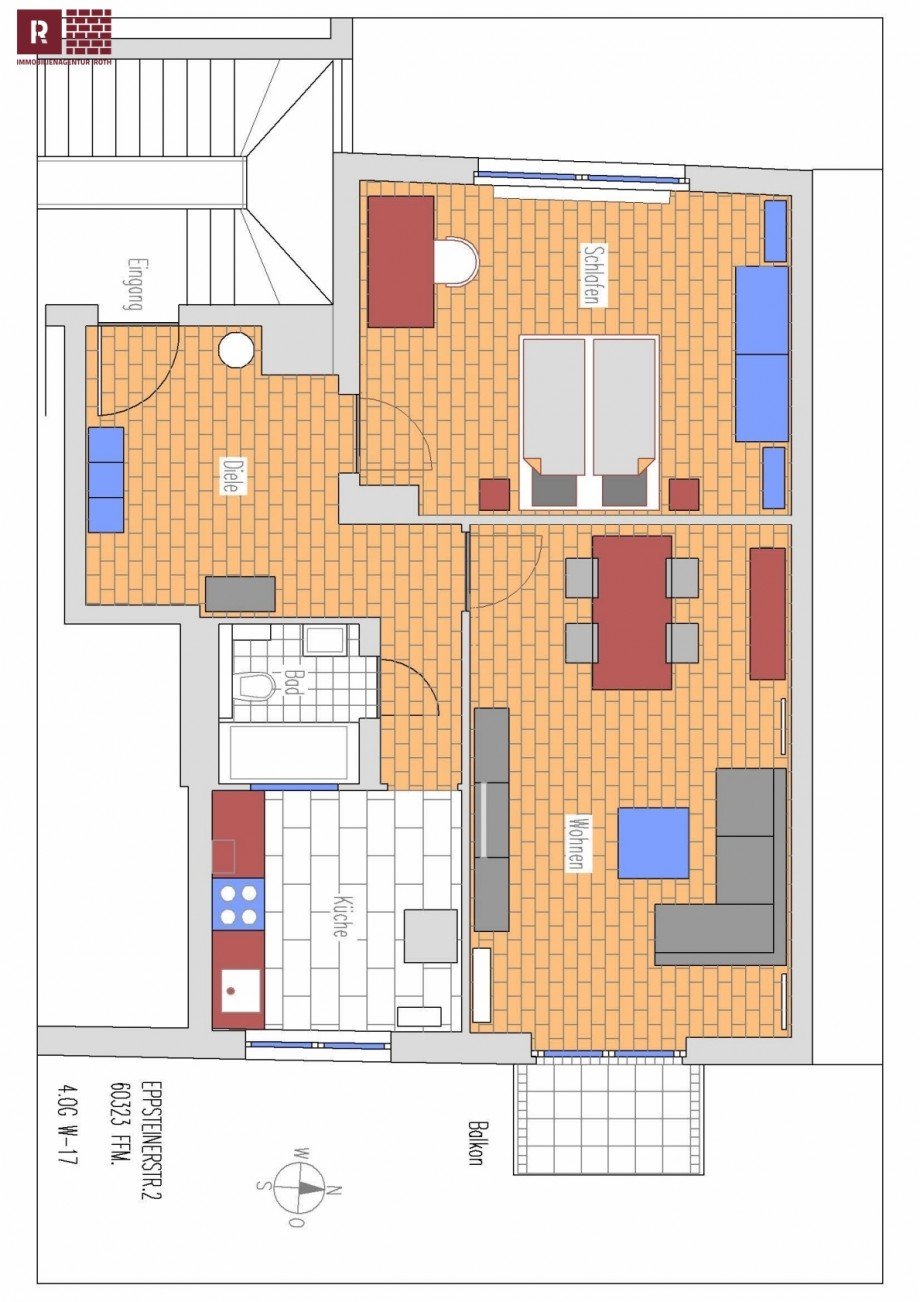 Grundriss Etagenwohnung Frankfurt am Main