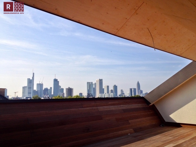 Skylineblick Etagenwohnung Frankfurt am Main