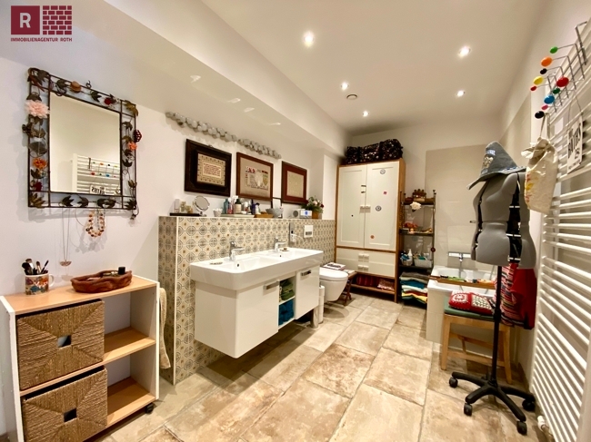 Badezimmer 1 Etagenwohnung Frankfurt am Main / R�delheim