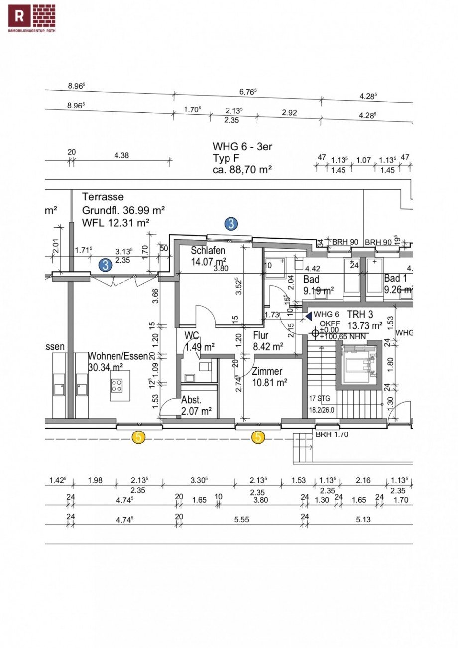Nell-Breuning-Str. 2 Grundriss Wohnung Frankfurt