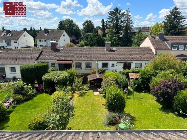 Sicht auf Garten Einfamilienhaus Sulzbach