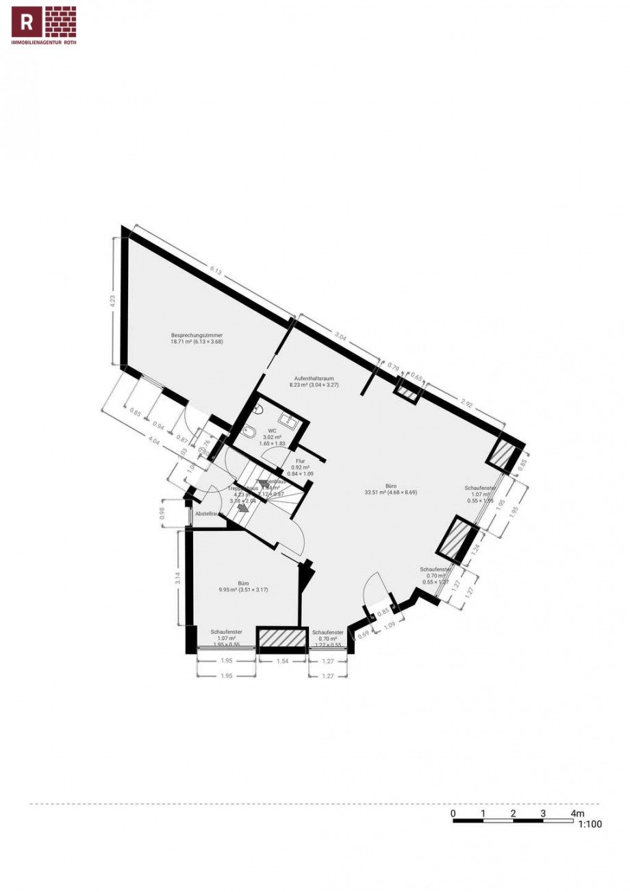Grundriss EG B�ro / Praxis Frankfurt am Main