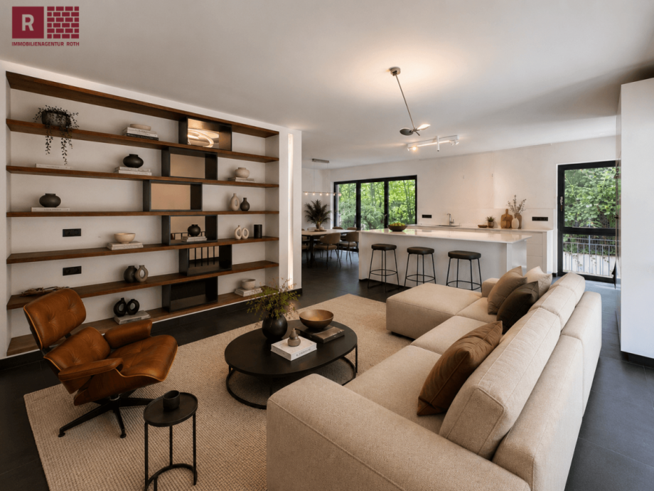 Wohnzimmer Etagenwohnung Offenbach