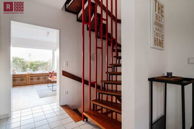 Eingangsbereich Doppelhaush�lfte Eschborn / Niederh�chstadt