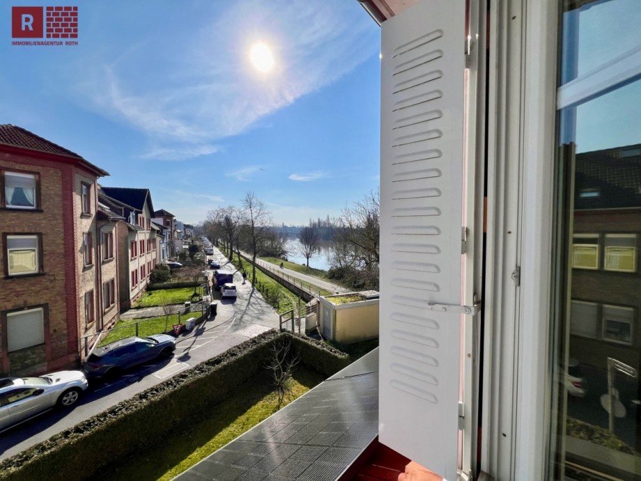 Blick aus Fenster Dachgeschosswohnung Offenbach am Main