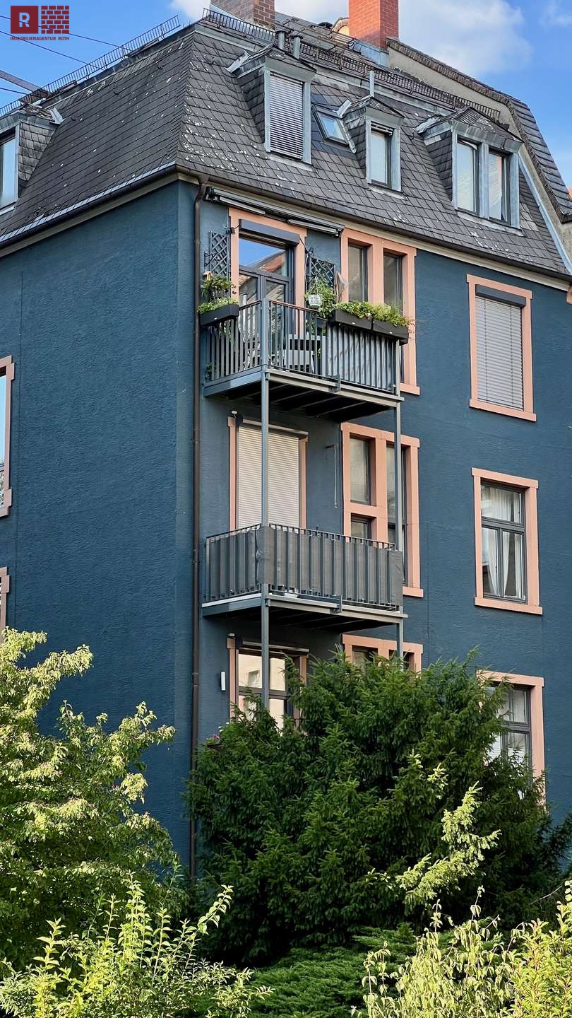 Haus-Aussenansicht Etagenwohnung Frankfurt am Main