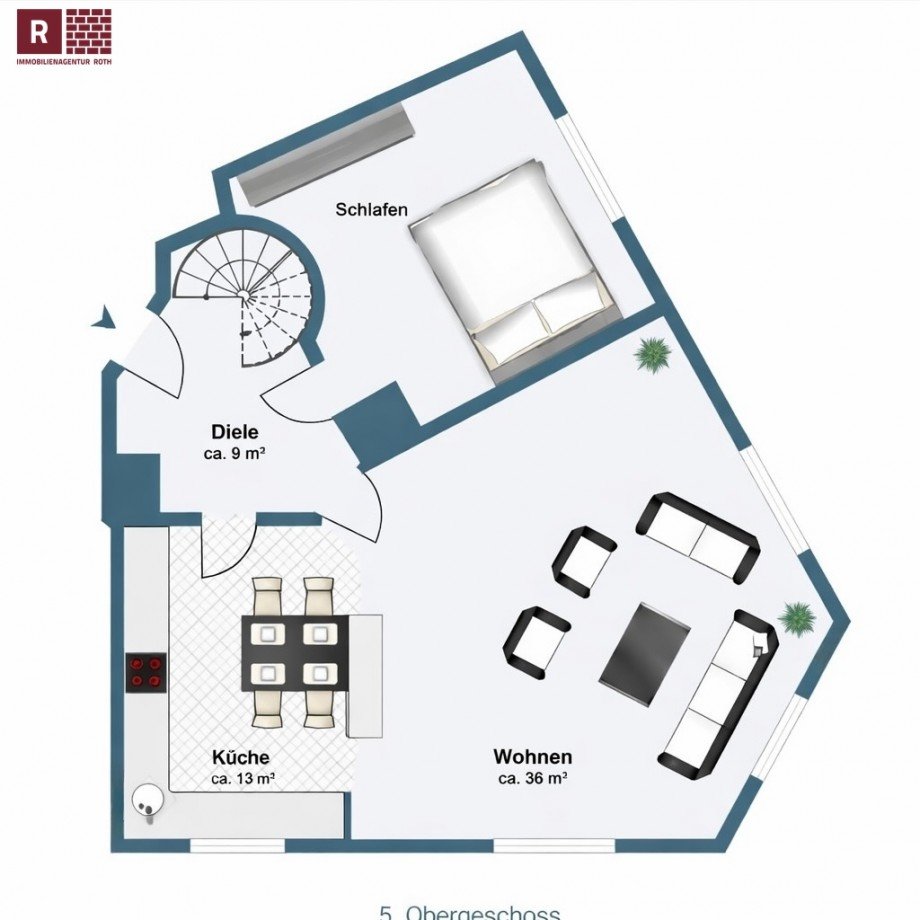 Grundriss Maisonettewohnung Frankfurt am Main