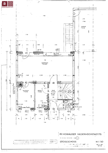 Grundriss EG Doppelhaush�lfte Eschborn / Niederh�chstadt