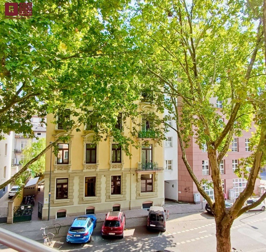 Blick vom Balkon Etagenwohnung Frankfurt am Main