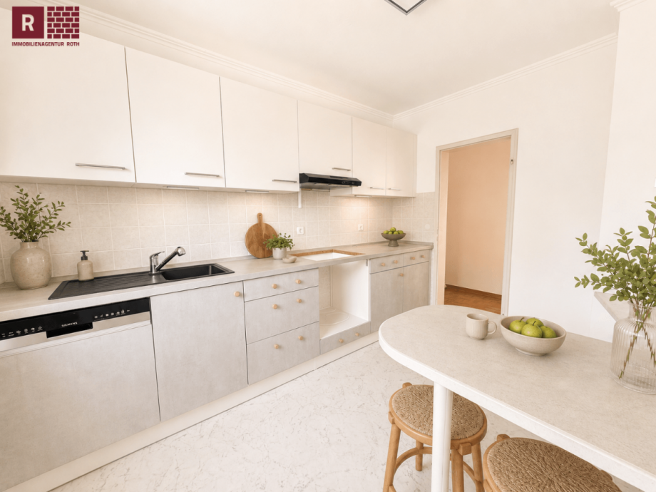 K�che nach Renovierung KI Etagenwohnung Frankfurt am Main